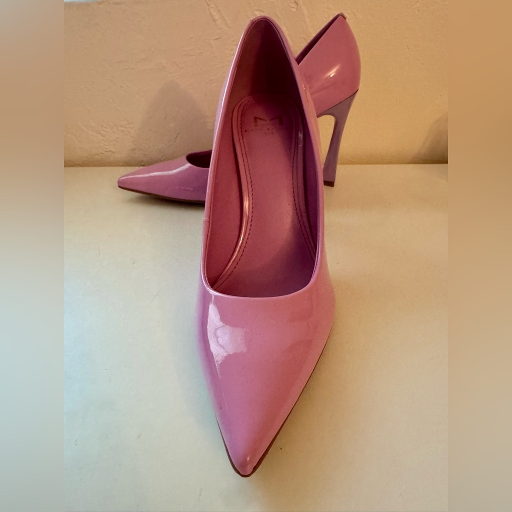 Marc Fisher Glossy Pink Heels